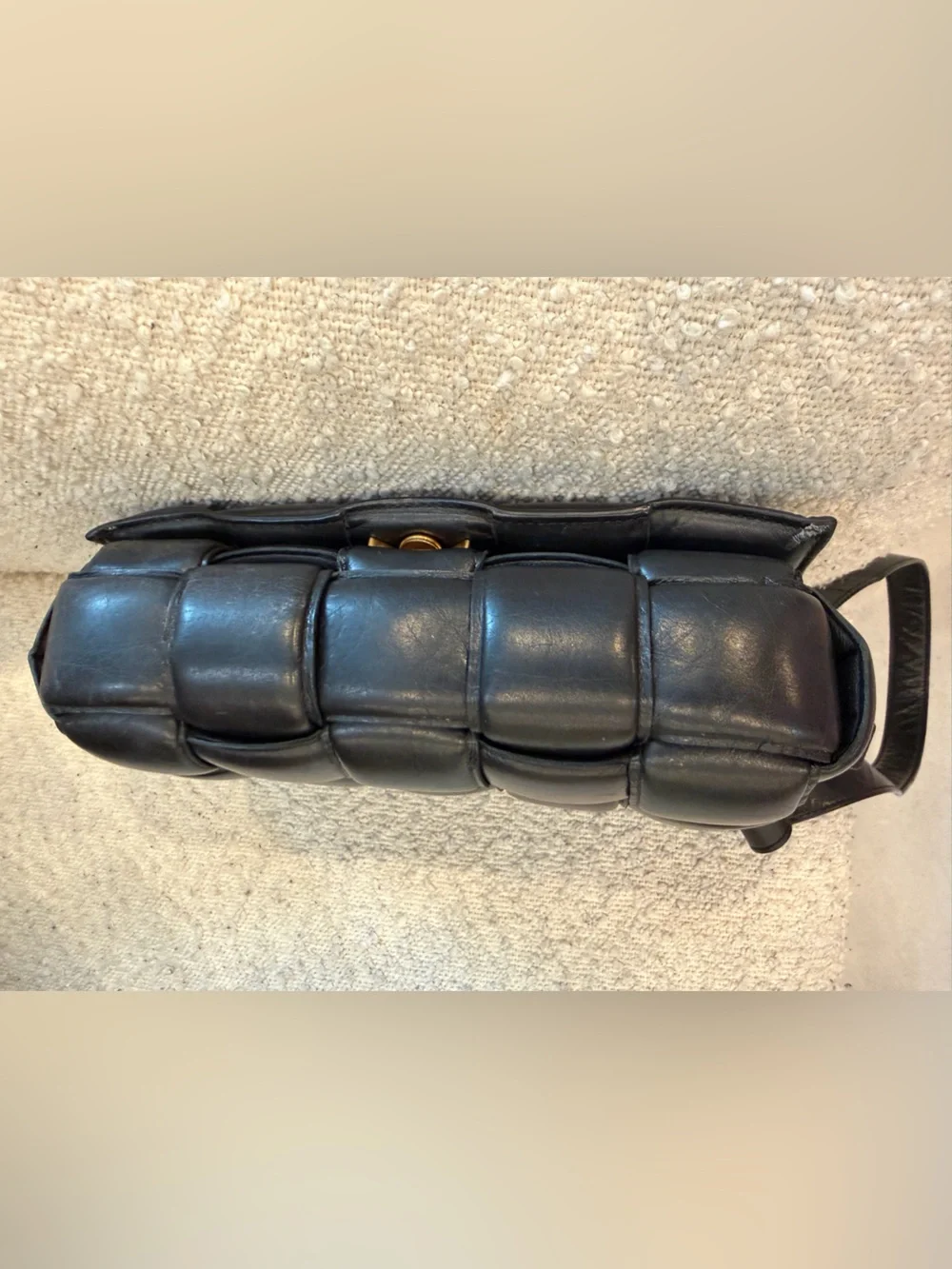 Bottega Veneta Cassette Crossbody Bag Black Leather - Picture 2 of 15